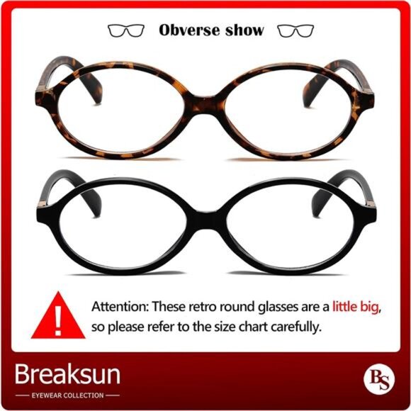 Fashion Oval Glasses Blue Light Glasses - Picture 4 of 7